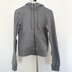Lululemon press pause heather grey hoodie